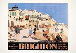 January Collection: Brighton vintage travel postcard