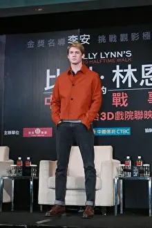 British actor Joe Alwyn attends a press conference for his new movie Billy Lynn's Long Halftime Walk in Taipei, Taiwan, 3 November 2016