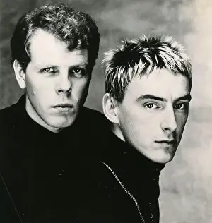 Mick Prints: British band The Style Council, 1980s