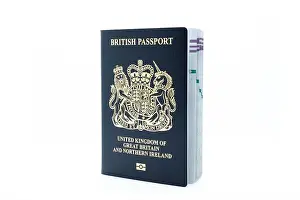 Front Cover Prints: British Passport UK Passport UK British passport blue new british passport new uk passport uk blue passport cutout