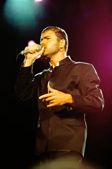 Brazil Prints: British singer George Michael at concert 'Rock in Rio', Brazil