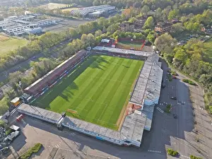 Stadium Prints: broadfield football stadium home of crawley town football club west sussex