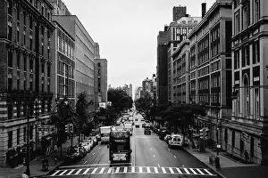 Harlem Prints: Broadway, seen at Columbia University in Morningside Heights, Manhattan, New York City