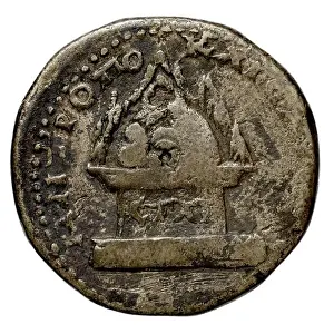 Cappadocia Prints: A bronze coin from Césarée, Cappadoce