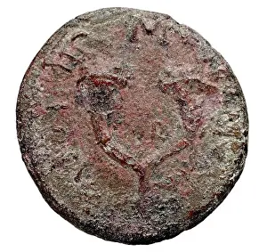 Corinth Prints: A bronze coin from Corinth, issued by Antonia Augusta