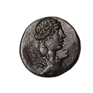 Tripod Prints: Bronze coin from Pantikapaion, 1st century BC