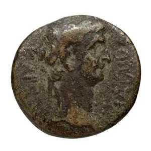 A bronze coin from Phrygia, issued during the reign of Roman Emperor Claudius