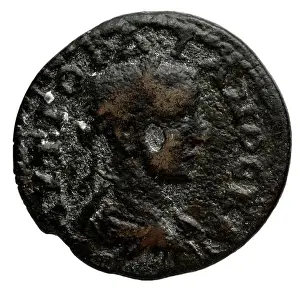 Collector Prints: A bronze coin from the reign of Gordian III