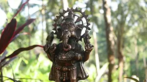 Prosperity Prints: A bronze idol of lord Ganesha