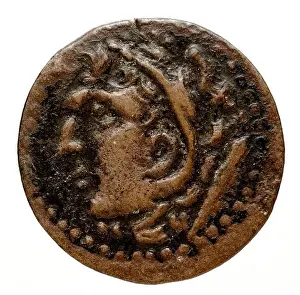Iberian Prints: A bronze quart coin from Gadir
