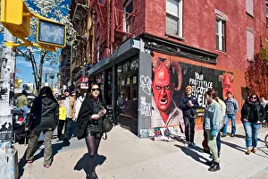 Brooklyn People Bedford Avenue Williamsburg Brooklyn Neighborhood New York City