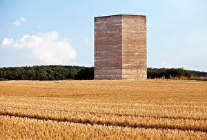 Grainfield Prints: Brother Klaus field chapel, architect Peter Zumthor