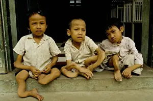 Primary School Prints: These brothers and sisters born with limb deformities were found abandoned in a plantation regularly sprayed with Agent