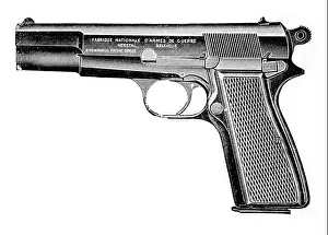 Cartridge Prints: Browning High Power 9mm pistol