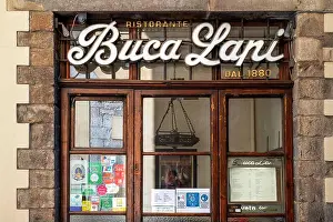 Old Palace Prints: Buca Lapi is the oldest restaurant in Florence