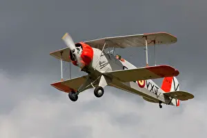 Casa Prints: Bucker (CASA) Bu-133 Jungmeister G-BVXJ in flight at Breighton Airfield