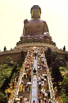 Hong Prints: Buddha, Po Lin Monastery, Lantau Island, Hongkong, China