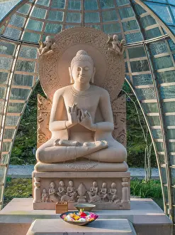 Kochi Prints: Buddhist statue at Chikurinji temple 31, Shikoku 88 temple pilgrimage, Kochi, Japan