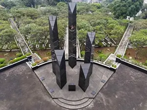 Veterans Prints: Bulak Kapal Heroes Cemetery (officially named Taman Makam Pahlawan Nasional Utama Bekasi) abbreviated as TMP Bekasi)
