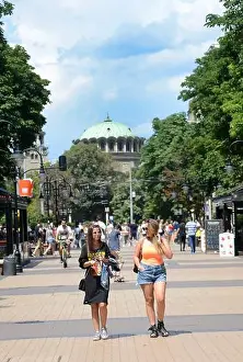 Bulgarian women in Central Sofia, Bulgaria