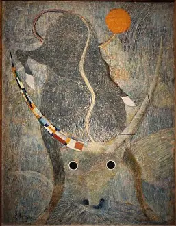 Animals And Birds Prints: The bull. Museum: Regional I. Savitsky Art Museum