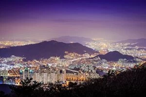 Images Dated 11th February 2013: Busan, South Korea cityscape