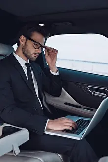 On The Move Prints: Business is his life