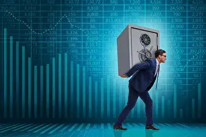 Mafia Prints: BUsinessman stealing metal safe from bank