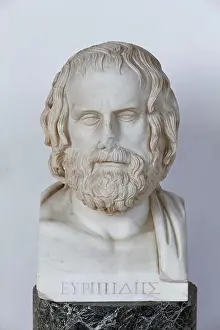 Sculpting Prints: Bust of the Greek playwright Euripides