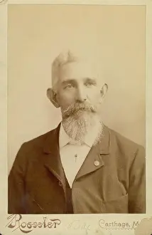 Bust portrait of William Leander Burlingame wearing a suit