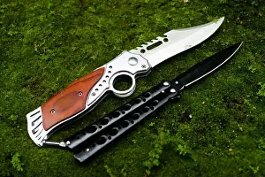 Chilly Prints: Butterfly knife folding knife camping knife