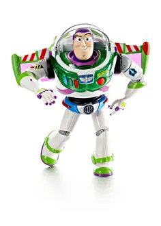 Playtime Prints: Buzz Lightyear toy story film soft toy official merchandise