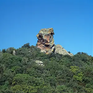 Ow Otto Prints: Cabeza del Indio, Indianerfelsen, Felsenskulptur, Es Mercadal, Menorca, Balearen