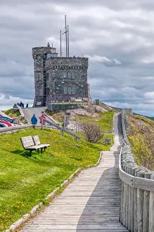 The Cabot Tower in St John's was built in 1898 to commemorate the 400th anniversary of discovery of Newfoundland, & Queen Victoria's Diamond Jubilee
