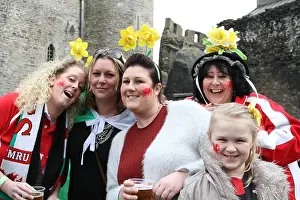 Rugby Prints: CAERPHILLY SOUTH WALES UK 12.March 2016