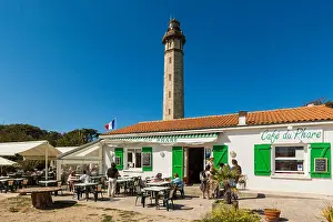 Customers Prints: Cafe du Phare at Le Phare des Baleines (Lighthouse of the Whales)