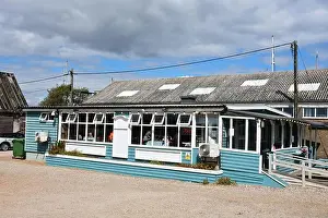 Felixstowe Prints: Cafe at Felixstowe Ferry, Felixstowe, Suffolk, UK