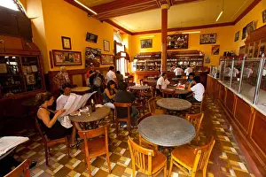 Lima Prints: Cafe in Lima, Peru