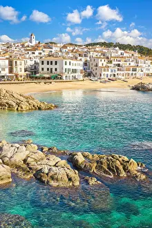 Elevated Prints: Calella de Palafrugell, Costa Brava, Catalonia, Spain
