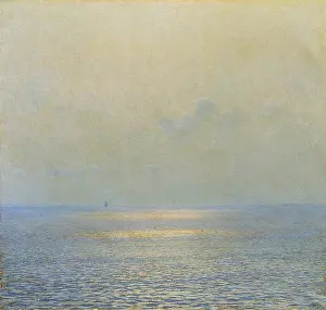 Painter Prints: Calma - 1913 - oil on canvas 152, 5 x 162 cm - Belloni Giorgio