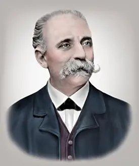 Central Nervous System Prints: Camillo Golgi 1843-1926 Italian Biologist Pathologist Neuroscientist