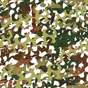 Camo Prints: Camouflage net, camoflage scrim seamless pattern or texture