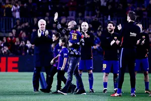 Camp Nou Prints: Camp Nou, Barcelona, Spain. 25th January