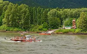 Pontoon Prints: Canada, British Columbia, Usk Ferry