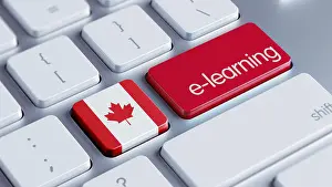 Canada High Resolution E-Learning Concept