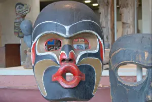 Kiss Prints: Canadian Mask on display at the Museum of Anthropology