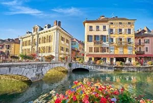 Flowers Collection: Canal de Thiou, Annecy France