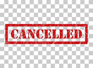 Scratched Prints: Cancelled stamp symbol, label sticker sign button, text banner vector illustration