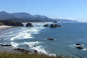State Park Prints: Cannon Beach, including Haystack Rock
