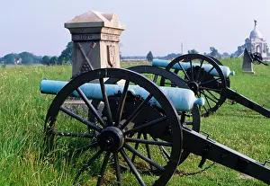 Glory Prints: Cannon at Gettysburg Battlefield, PA